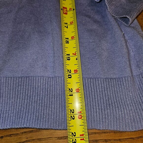 Anne Klein Women's Size L Silk Nylon Cashmere Sweater L | Sparkly Button Detail - Picture 4 of 7